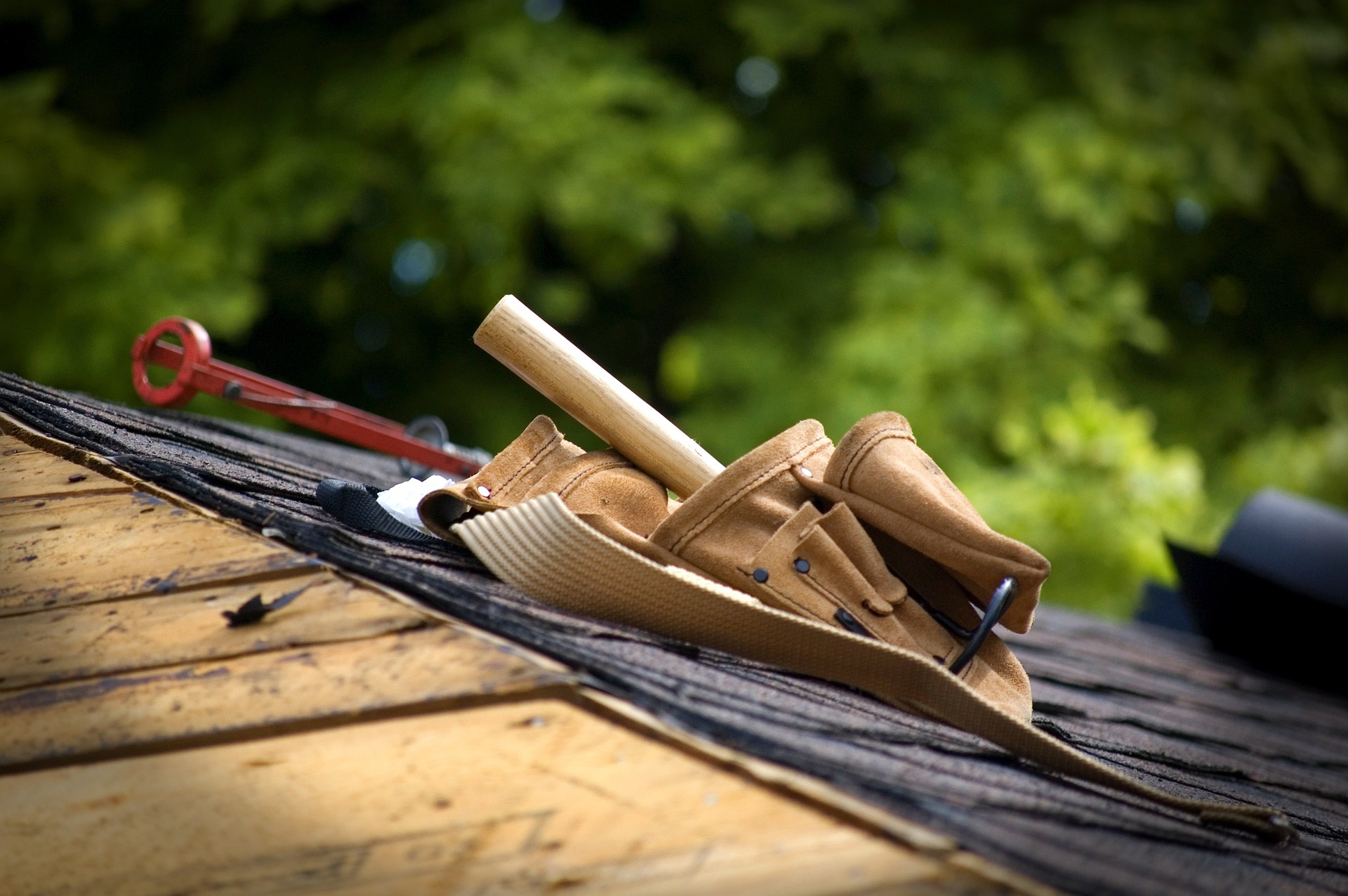 New roof installation preparation